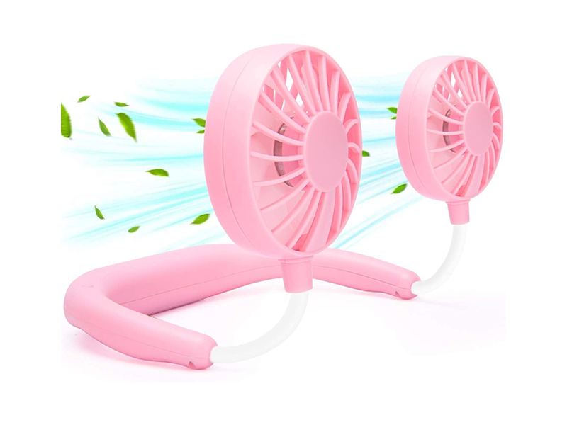 Jeteasy.ie Supercooler Headphone Style Neck Fan Pink